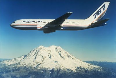 N767BA, the Boeing 767 prototype (Seattle Municipal Archives via Wikipedia)