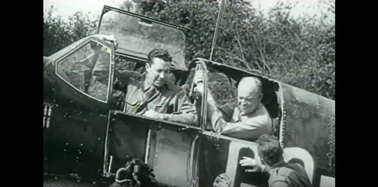 General Eisenhower Flew In a P-51 Mustang To See The Front Line