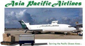 Asia Pacific Airlines operates a fleet of 3 727-200 cargo aircraft. (Screenshot from website at www.flyapa.com)