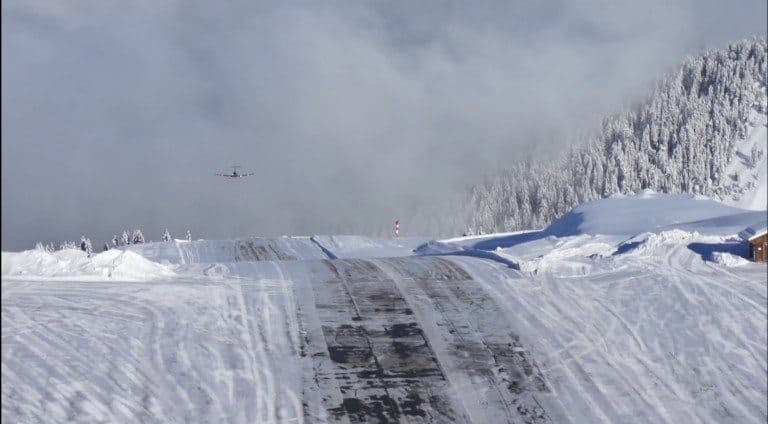 This Approach in the French Alps Makes Aircraft Carrier Landings Look Routine