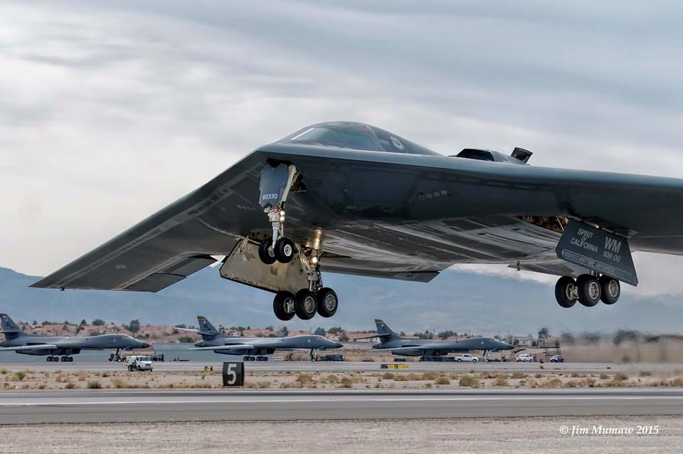 Northrup Grumman recently released rarely seen air to air footage of the B-2 Spirit. See below for the video. (Photo by Jim Mumaw)