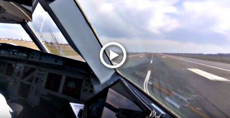 Watch This Video of Bird Smashing Into Cockpit Window At 50 Feet