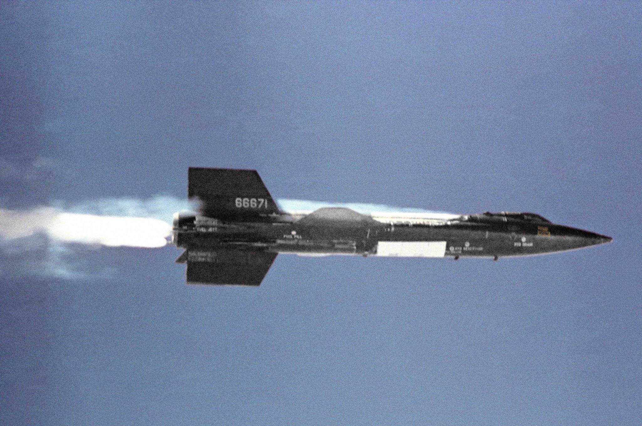X-15 In Flight.