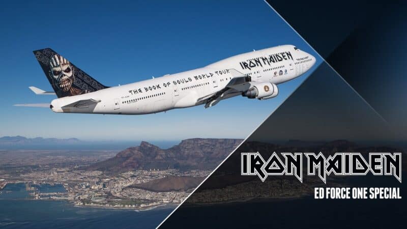 Piloted By a Rockstar:  Video Lookback at Iron Maiden’s 747 World Tour
