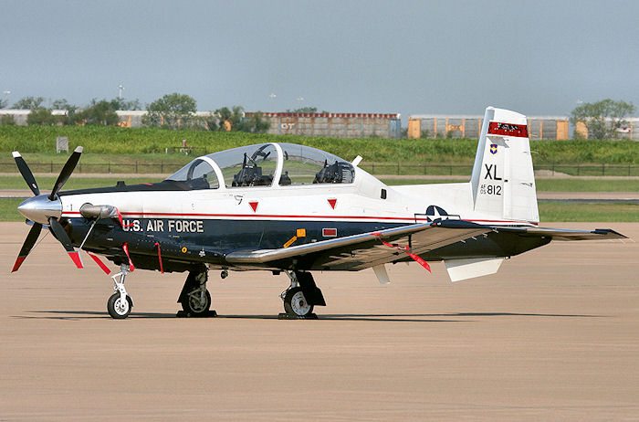 The T-6 Texan eventually replaced the T-37 Tweet. Today it is the primary SUPT trainer at all Navy and Air Force pilot training bases.