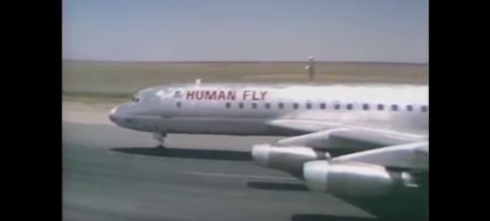 Humanfly - a crazy DC-8 stunt film
