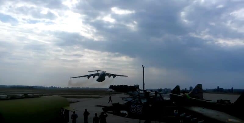 Probably Not Safe: Il-76 Buzzes The Ramp