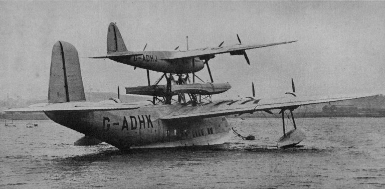 The Flying Boat Mothership Was An Attempt To Fly Passengers and Mail Across The Atlantic The Flying Boat Mothership Was An Attempt To Fly Passengers and Mail Across The Atlantic