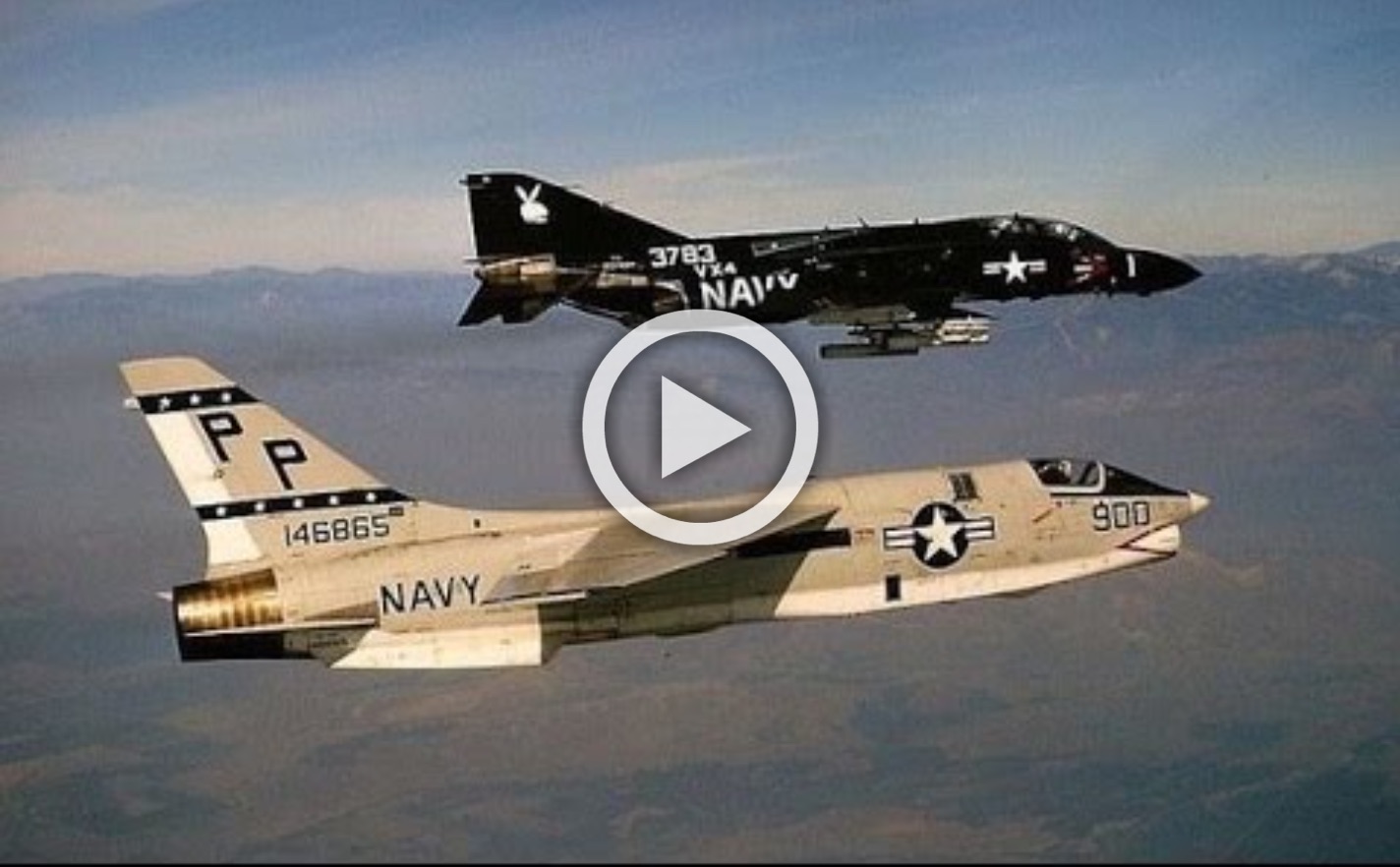 F-8 Crusader vs the F-4 Phantom.