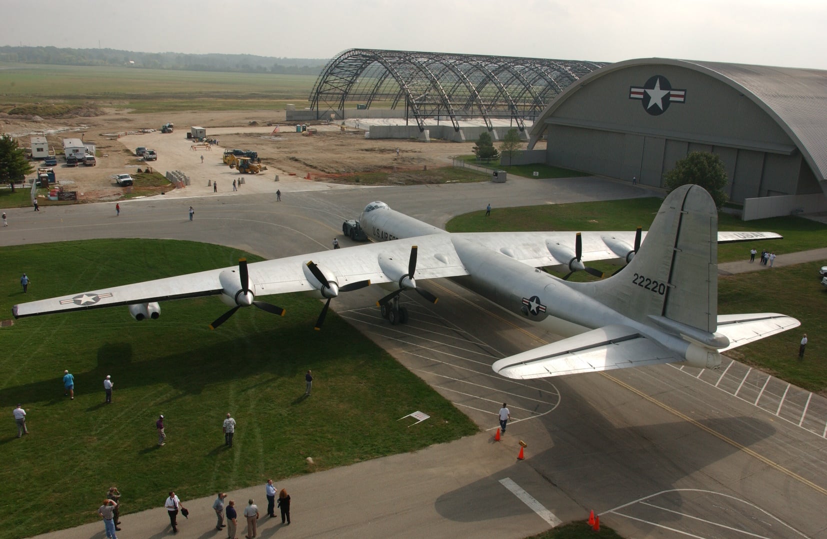 B-36 on display.
