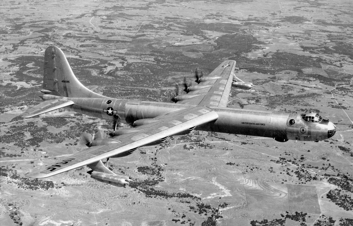 B-36 in flight.