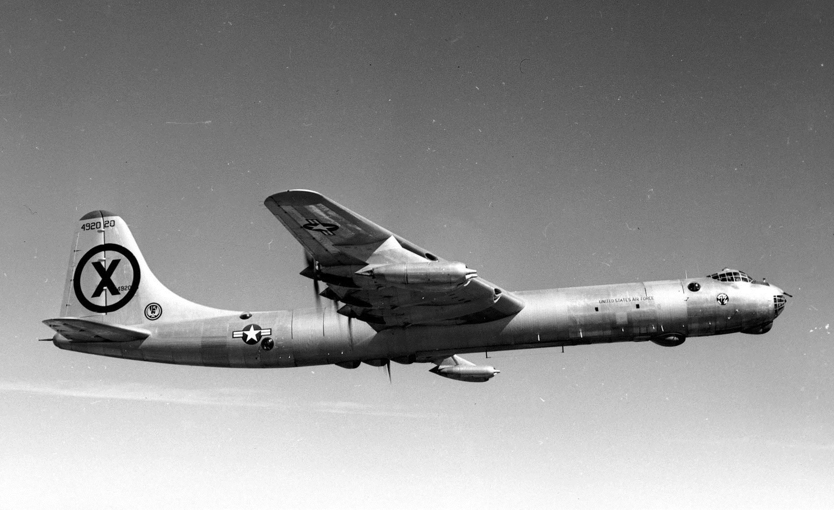 RB-36D in flight.