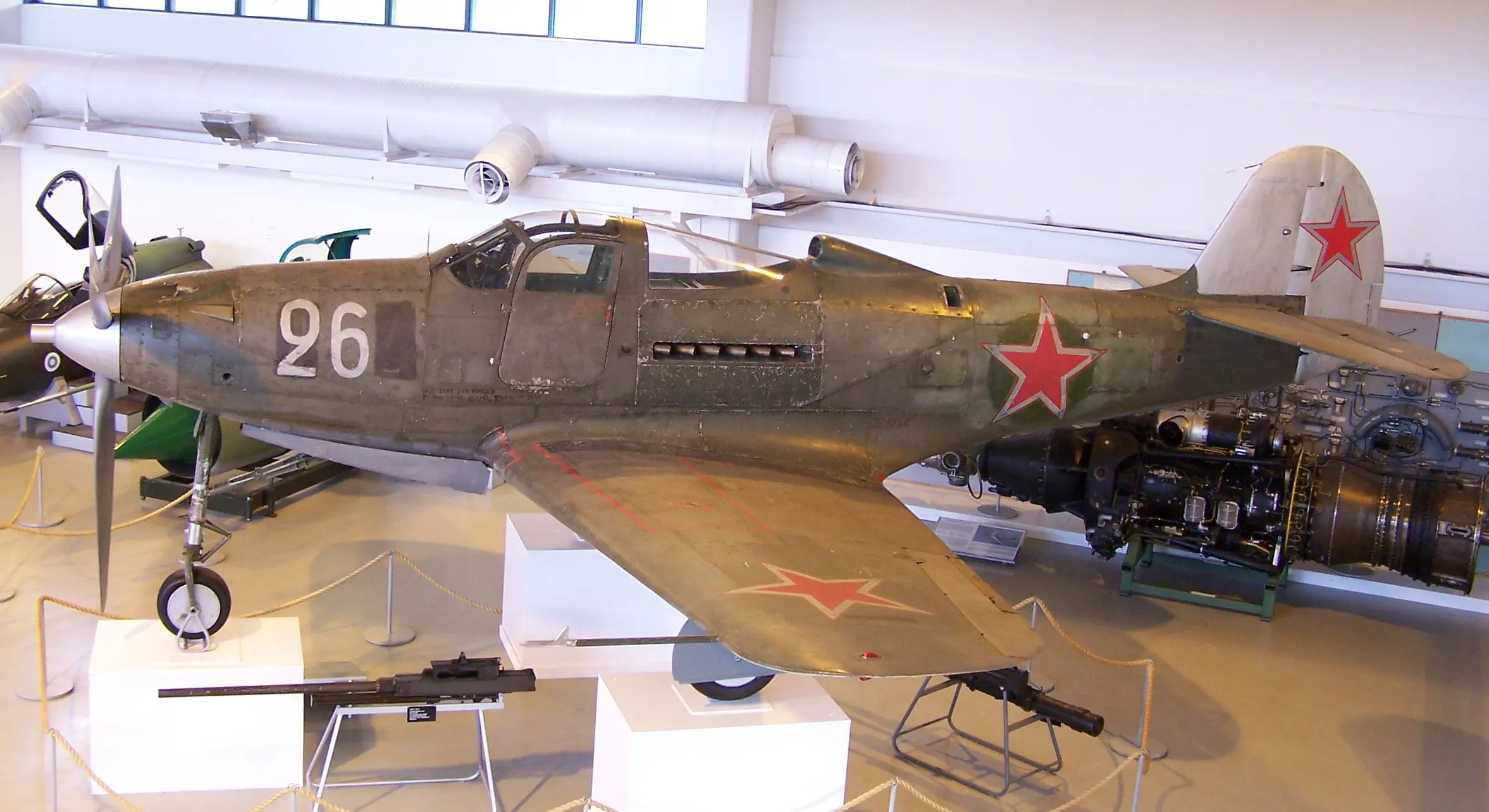 Bell P-39 in a museum 