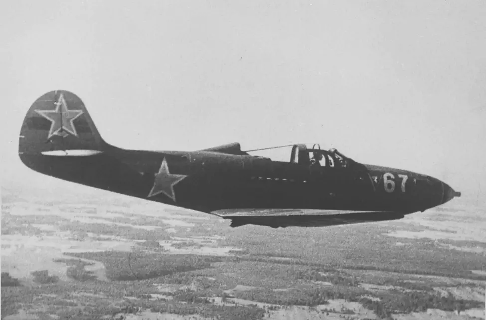 Bell P-39 in flight