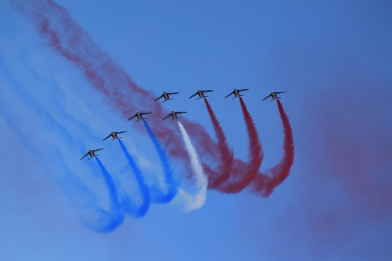 French Air Force's Patrouille de France Exciting U.S. Airshow Crowds