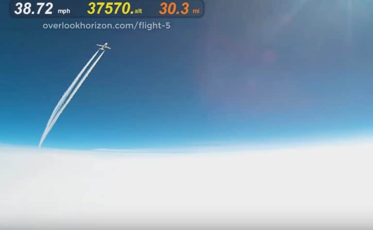 WATCH: Delta A319 Has a Close Encounter With a Mic’d Up Weather Balloon.
