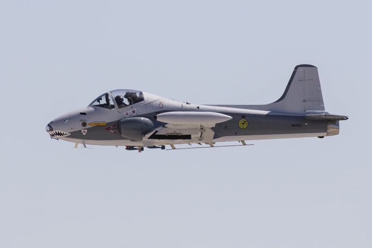 BROKEN:  Blue Air Training BAC 167 Strikemaster Jet Crashes in Henderson Nevada