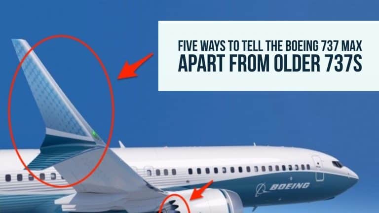 Five Ways To Tell the Boeing 737 MAX Apart From Older 737s
