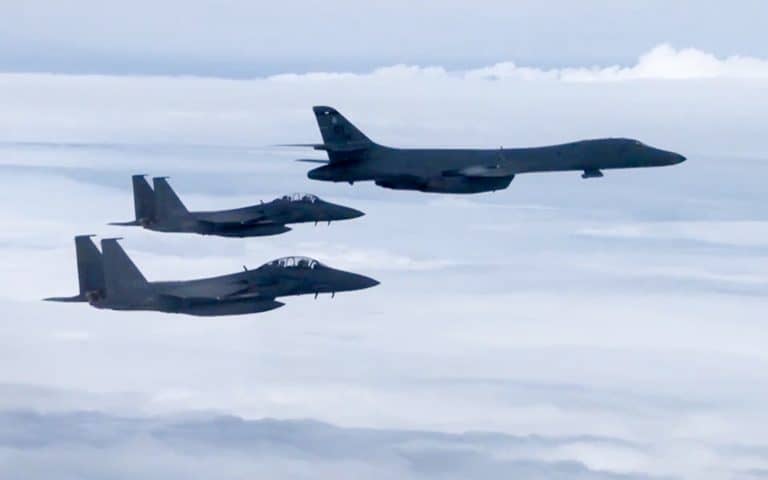 B-1 Bombers Join Japan and South Korea in Show of Force Against North Korea