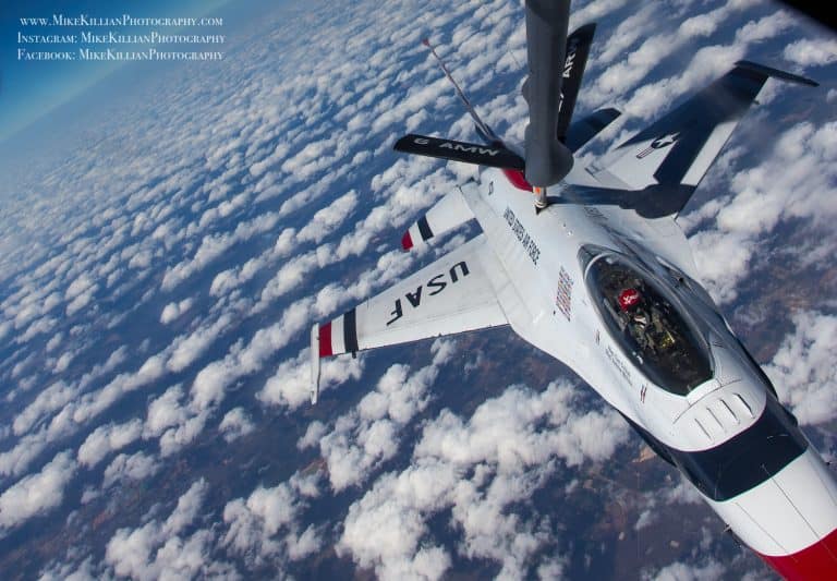 Come Along as a Tanker Crew Fuels the Thunderbirds Cross-Country