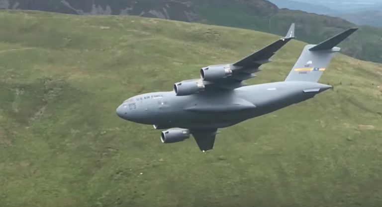 OMG!  First-ever Video Of C-17 Crushing The Mach Loop