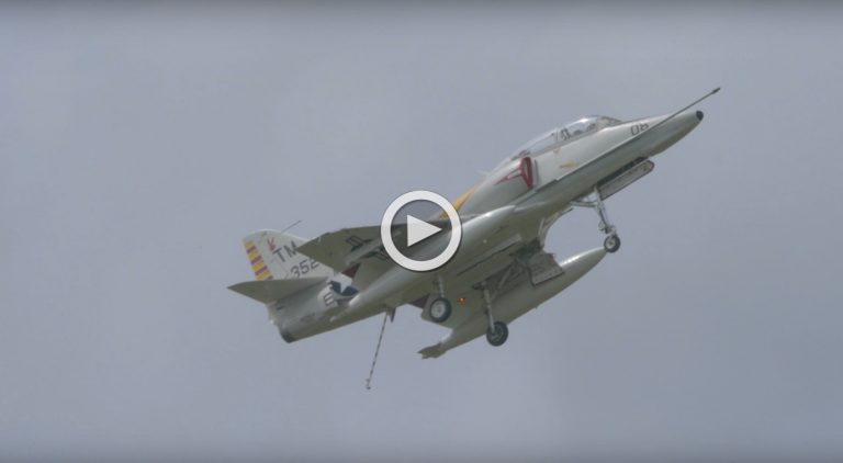 The Magical Sound Of a TA-4J Skyhawk’s Pratt & Whitney J52-P-8s With Crystal Clear 4k Video–You Gotta See AND Hear This