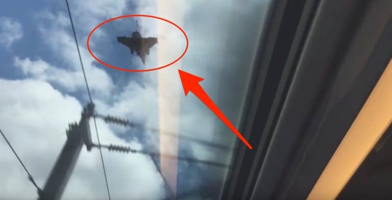 New French High Speed Train Route Celebrated With Fighter Jet Escort