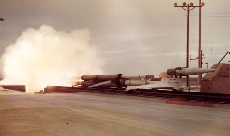 There Is No Speed Limit On The Rocket-Powered Railroad At Holloman Air Force Base