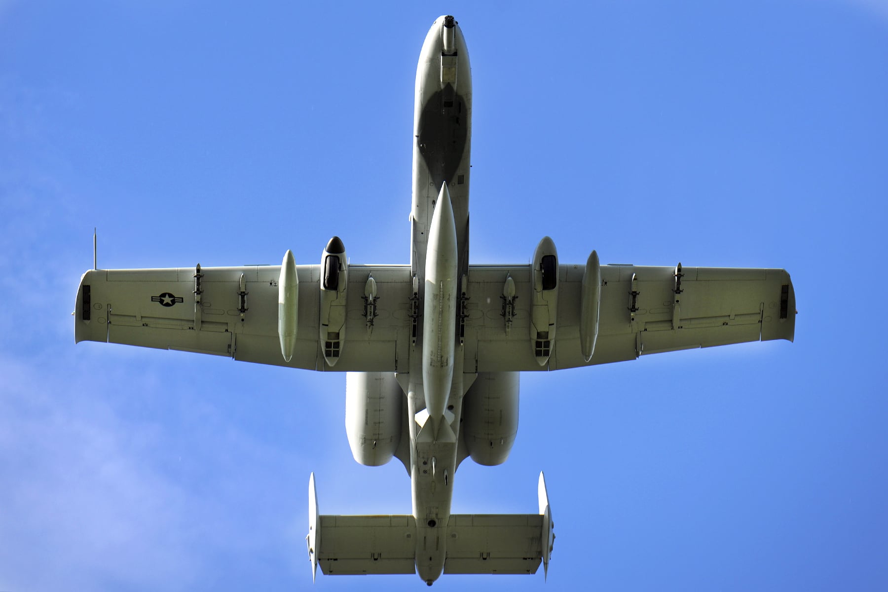 A-10C pictured from below.