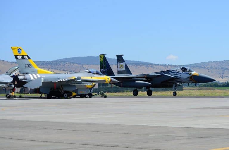 Special Paint Schemes On Fighter Jets Is The Uniform Of The Day As Oregon ANG Hosts Exercise