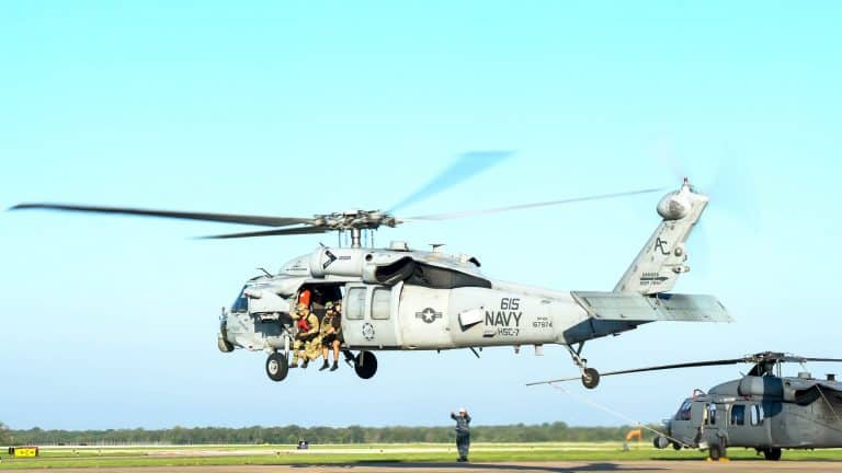These Are The Navy and Air Force Helicopters Supporting The Massive Military Assistance To Help Harvey Victims