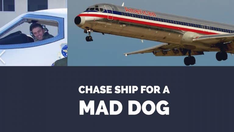 I Was A Chase Ship For An American Airlines MD-80 With A Gear Problem