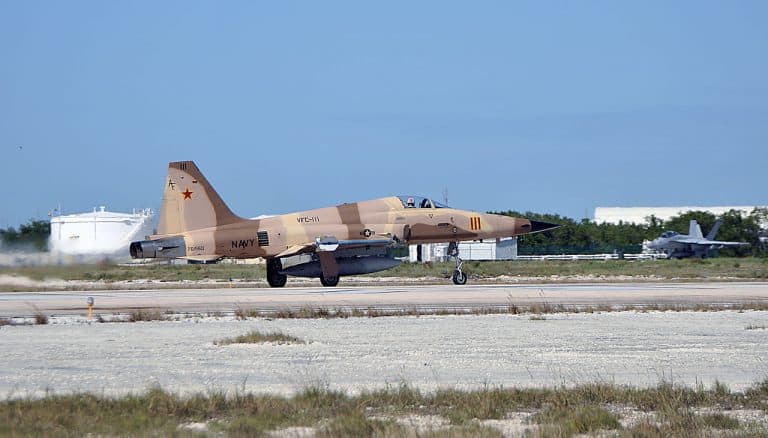 BREAKING:  Navy VFC-111 F-5N Tiger II Crashed Off Key West. Pilot Rescued.