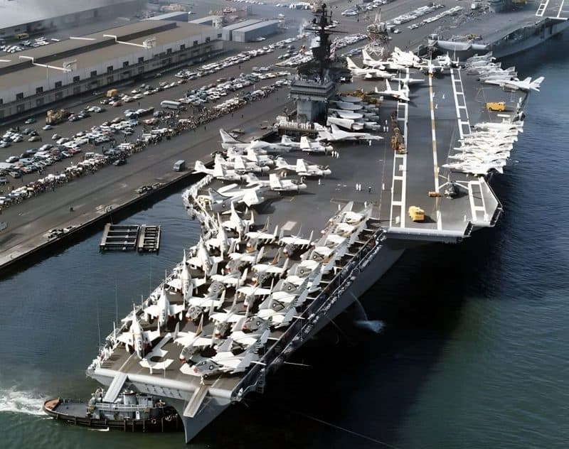 Watch “The Hawk” And Her Air Wing Kick Ass During Their 1972 WESTPAC