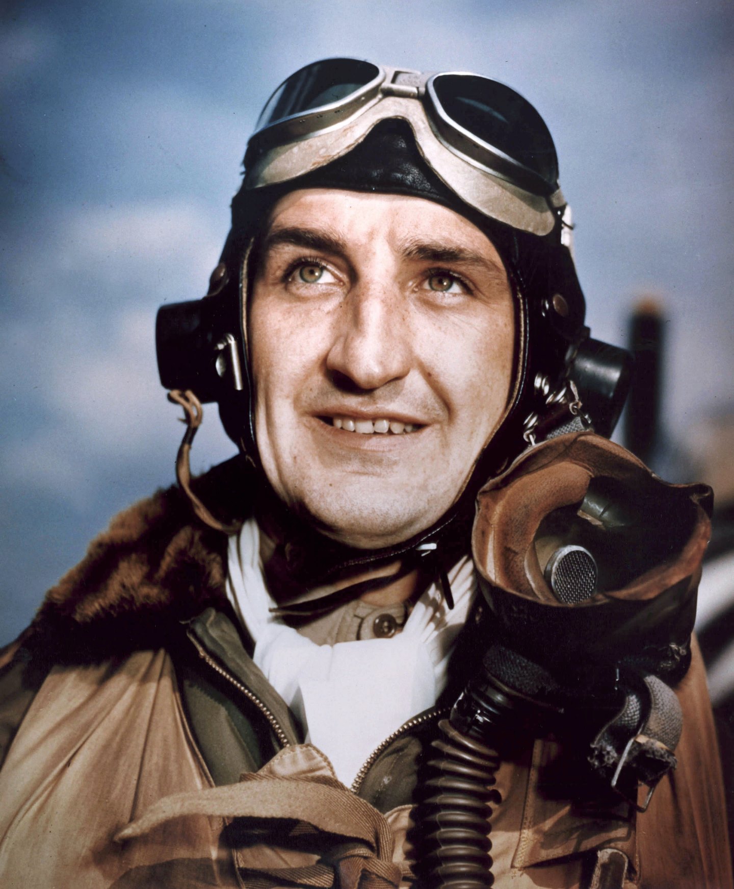 Gabreski in his flight uniform.