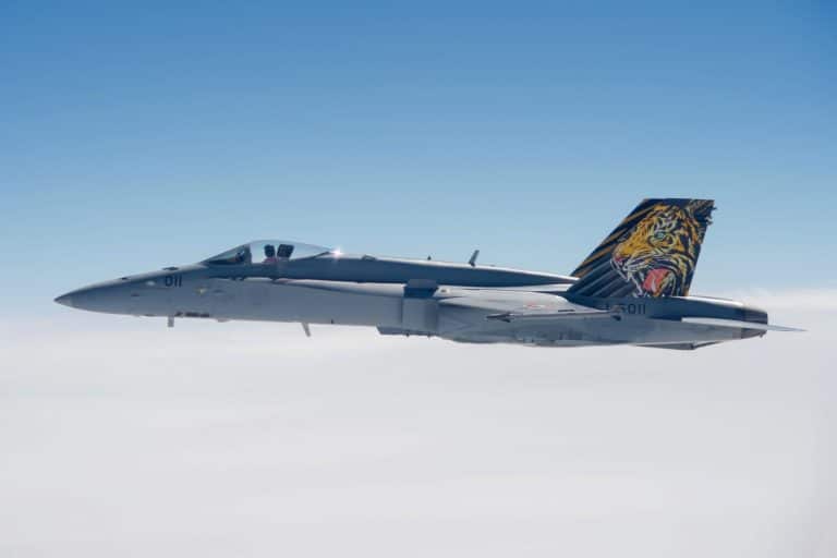 Turn It Up to 11 Before You Watch This Awesome Swiss F/A-18C Hornet Demonstration Flight!
