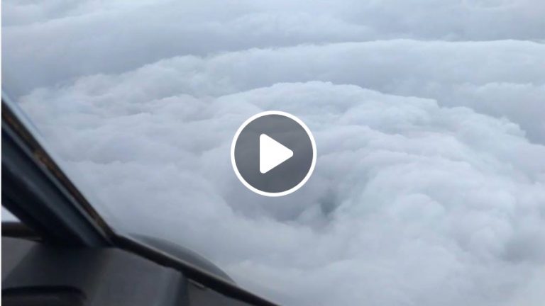 Hurricane Irma Approaches — This Is What The Eye Looks Like From a WC-130J