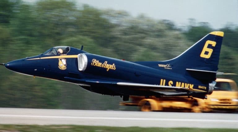 Watch:  The Blue Angels Were Reborn When They Flew The A-4F Skyhawk