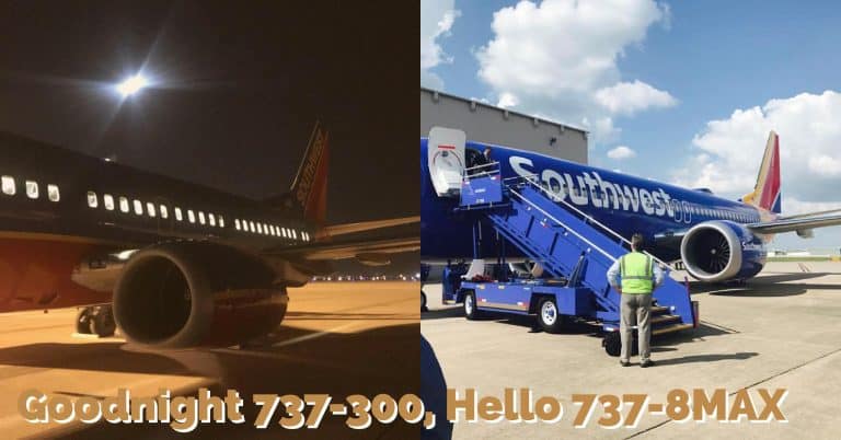 He Flew One Of The Last Southwest 737-300 Classics To The Boneyard And The New 737-8MAX In The Same Weekend