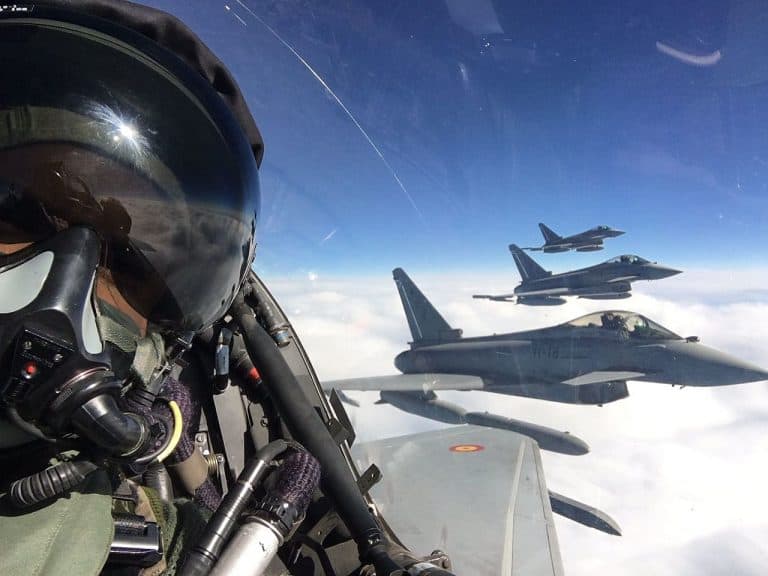 BREAKING:  Spanish EF2000 Typhoon Crashes On Approach Killing Pilot