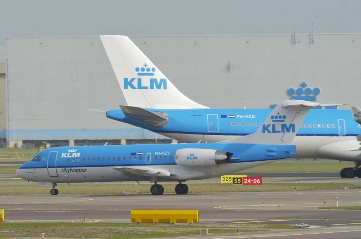 KLM Cityhopper Fokker 70