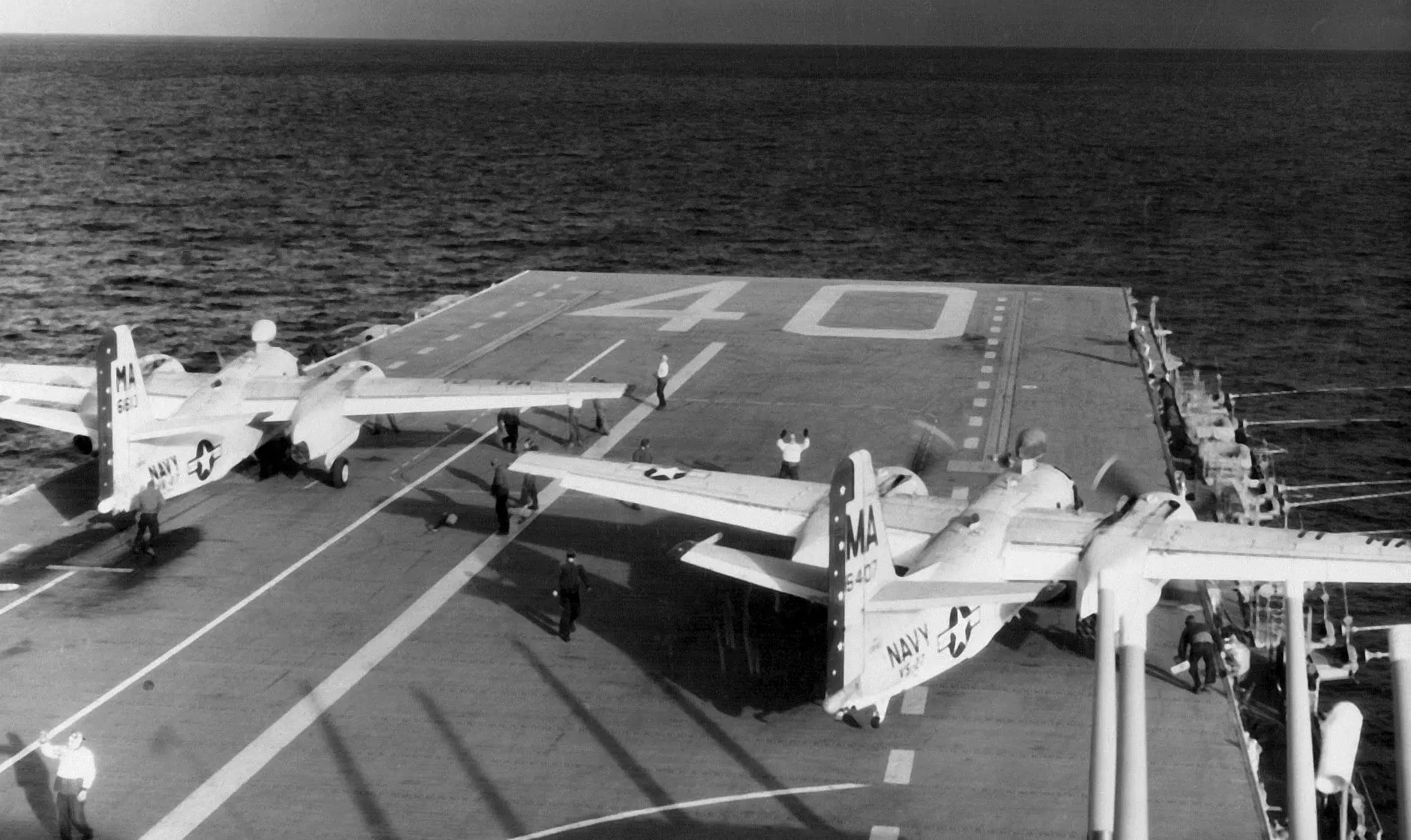 S-2 Trackers on carrier