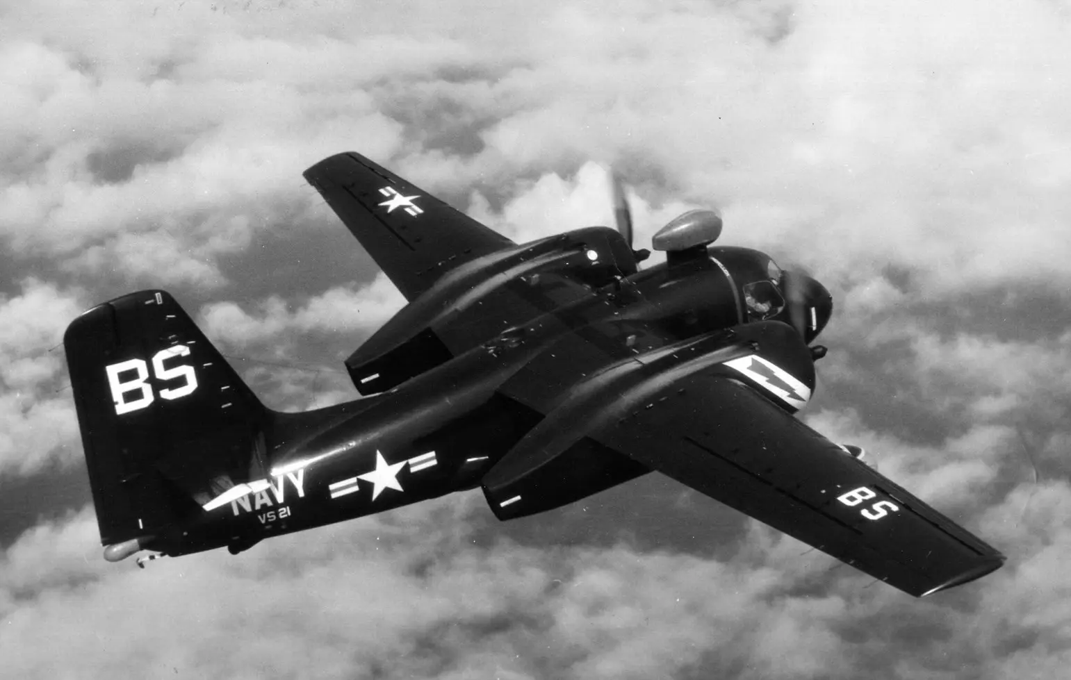 S-2 Tracker pictured from above.