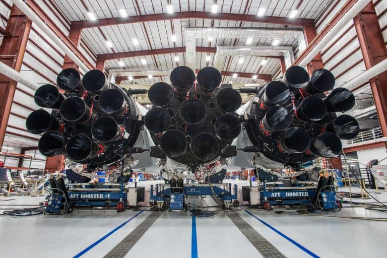 Check Out SpaceX’s New Falcon Heavy Preparing for Launch Next Month
