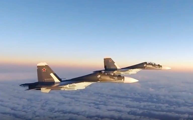 New Video Shows F-15s Intercepting Russian Fighters Near The Baltics