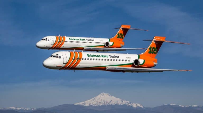 Classic MD-87s Still Earning a Living as Aerial Firefighting Tankers