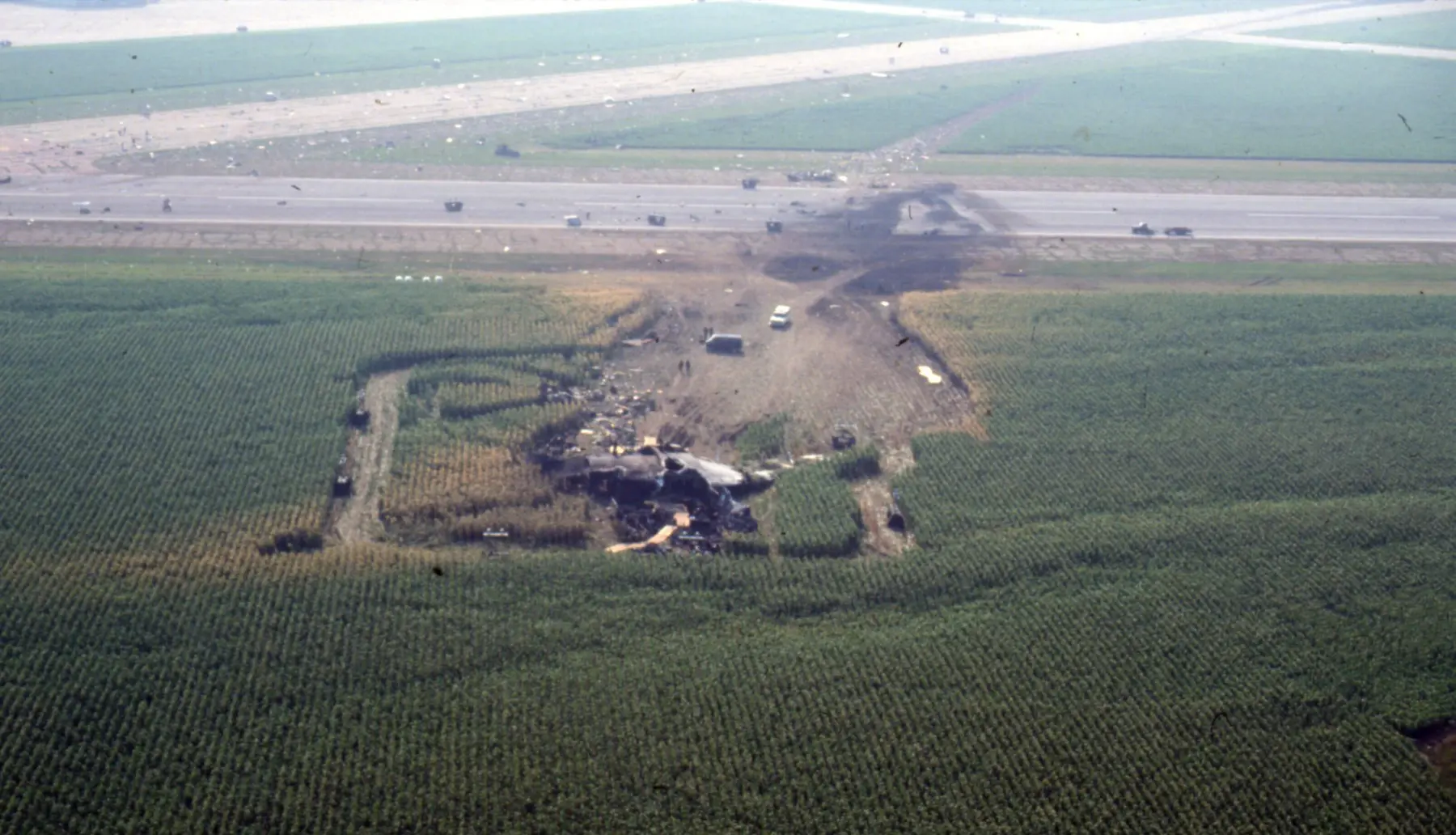 Crash site of UAL Flight 232 at Sioux Gateway Airport
