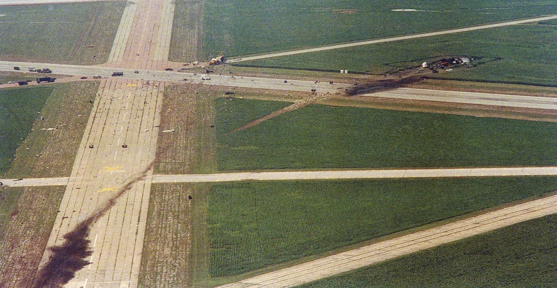 Crash site of UAL Flight 232 at Sioux City