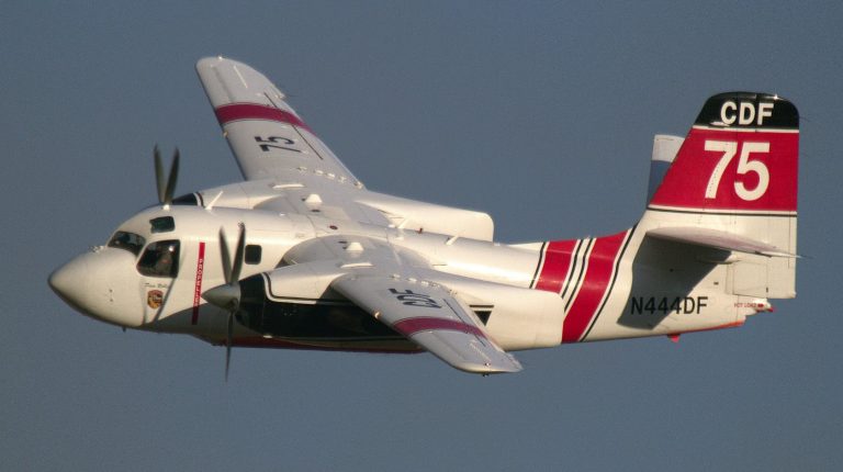 Watch: Cal Fire S-2T Firefighting Trackers Are Busy Every Fire Season