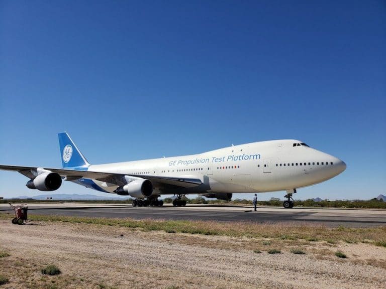 GE’s Original ‘Classic’ 747 Testbed Takes One Last Flight To Her Resting Place
